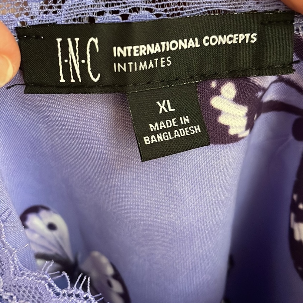NWT INC Intimates Satin 2-pc PJ Set - Picture 6 of 7